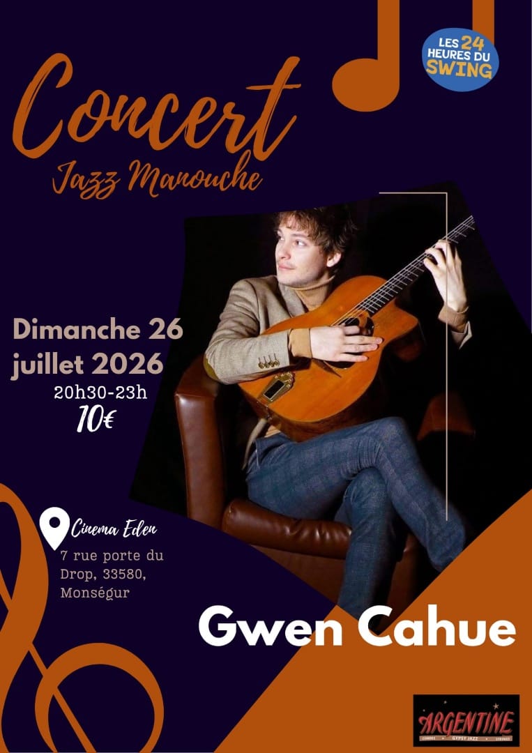 Stage jazz concert Gwen Cahue